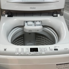 送料・設置込み可　洗濯機　4.5kg Haier 2024年　【分解クリーニング済み】の画像