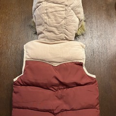 ダウンベスト100センチの画像