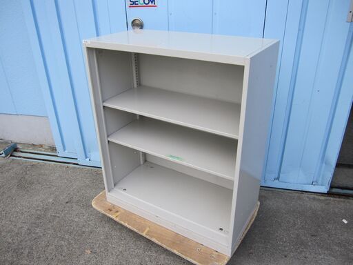 オープン書庫　ニューグレー　オカムラ製SA　800ｘ400ｘ950　４A55ZZ　Z13