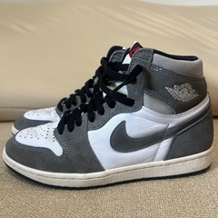 エアジョーダン1 ブラックアンドスモークグレー