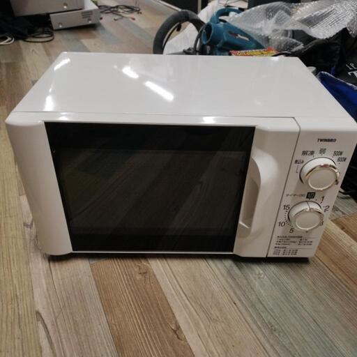 美品　ツインバード 電子レンジ DR-D419 2023年製 ホワイト