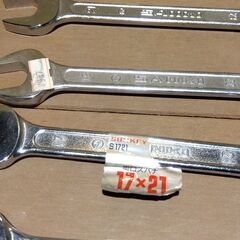 サンキ　SANKEY　スパナ 5本セット の画像