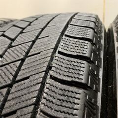 【BS BLIZZAK VRX3 185/60R15】スタッドレス【ECO FORME SE-12 15インチ 5.5J4HPCD100+52】21年製 バリ溝 フィット シャトル等　(MTL633)クレジットカード QRコード決済可能の画像
