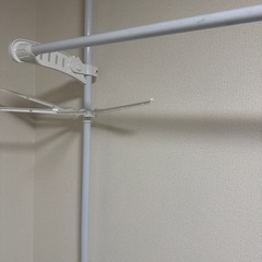 ★受け渡し者決まりました★ニトリ壁面突っ張り物干し(中古)の画像