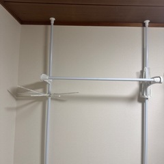 ★受け渡し者決まりました★ニトリ壁面突っ張り物干し(中古)の画像