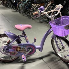 プリンセスソフィアの子ども用自転車の画像