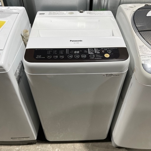 ? 3点同時購入10%オフ??激安??️保証付き?️パナソニック7KG洗濯機　NA-F70PB9