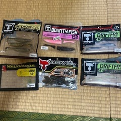 　バス釣り　ジャッカル　ワームセット