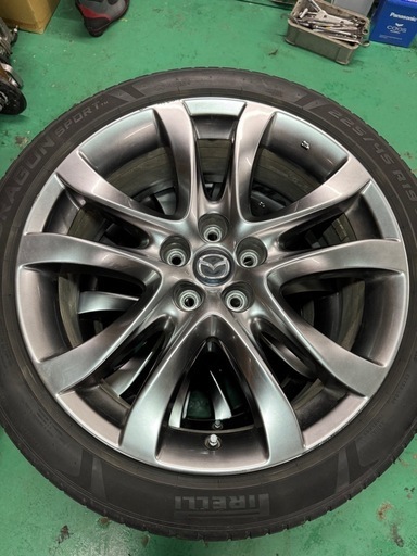 GJアテンザワゴン純正19インチホイール　225/45R19 IG60 4本 GJアテンザワゴン純正19インチホイール 225/45R19 IG60 4本 4本 マツダ