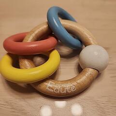 ３点セット【単品取引も可】 edute baby&kids 木製おもちゃ ラトル ボーネルンド  の画像