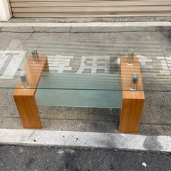 A333◆良品◆ガラステーブル センターテーブル リビングテーブル
