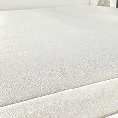 シングル 脚付きマットレス ホワイトの画像
