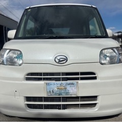 片側パワスラ ダイハツ タント Xリミテッド★総額14.8万円★車検2年付  スマキー 社外ナビ フルセグTV バックカメラ BTオーディオ ウッドコンビハンドル 修復歴なし！の画像