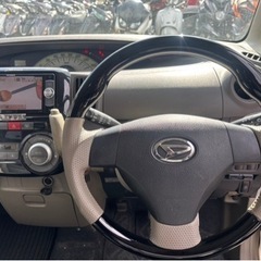 片側パワスラ ダイハツ タント Xリミテッド★総額14.8万円★車検2年付  スマキー 社外ナビ フルセグTV バックカメラ BTオーディオ ウッドコンビハンドル 修復歴なし！の画像
