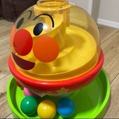 【ジャンク】アンパンマン　おもちゃ　まわって光って！の画像