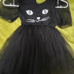 【訳あり】ハロウィン　猫ドレス・猫耳カチューシャ2種
