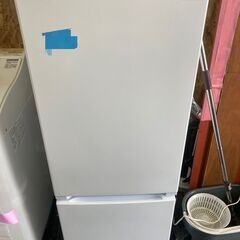 ☆中古￥13,800！【店長おすすめ！】ワールプールジャパン　156㍑2ドア冷蔵庫　家電　YRZ-F15LW型　2024年製　幅48㎝ｘ奥行60㎝ｘ高さ127㎝　【BB078】