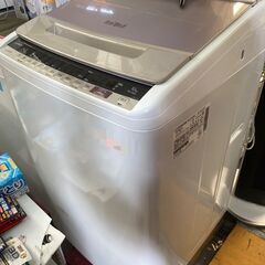 ☆中古￥17,800！【おすすめ商品！】HITACHI　10.0kg電気洗濯機　家電　2020年製　BW-V100型　幅61㎝ｘ奥行61㎝ｘ高さ106㎝　【BB081】