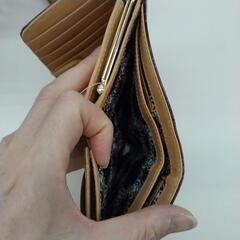 CLATHAS 二つ折り財布 パープル系 TJ10193の画像