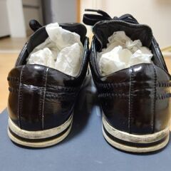 中古Dolce & Gabbana ドルチェアンドガッバーナ CO0032/38 24.5レディーススーニカー/黒 光沢 の画像