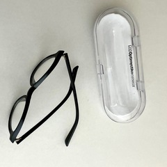 Optimystik オプティミスティック 伊達メガネ RIPSLYME PES 丸レンズ ブラックの画像