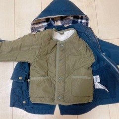 breeze ジャンバー　ブルゾン　アウター 防寒ジャケット　4way 90の画像