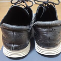 中古COLE HAAN コール ハーン GRAND.QSブラック柔らかい革 C23570 A16の画像