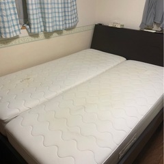 クイーンベッド収納付き(マットレス付き)