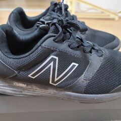中古/NEW BALANCE◆CUSH+/スポンジインソール/ローカットスニーカー /ブラック/26.5/MW263BK1の画像
