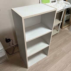 【週末まで限定値下】三段ラック　ホワイトの画像