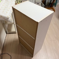 【週末まで限定値下】三段ラック　ホワイトの画像