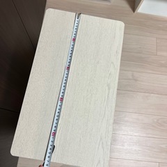 【週末まで限定値下】二段ラック　ホワイトの画像