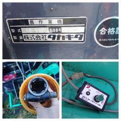 タカキタ　ミニロールベーラー RB-510 梱包機　集草　ロールベーラ　TAKAKITA 中古品　ジョイント付　コントローラー付の画像