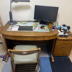 浜本工芸　学習机の椅子の画像