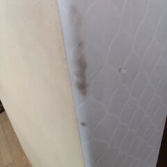 ★ジモティ割あり★ シーリー ボトムクッション　ボトムファンデーション ホワイト/ベージュ H208×D23×W90 クリーニング済み TK4327の画像