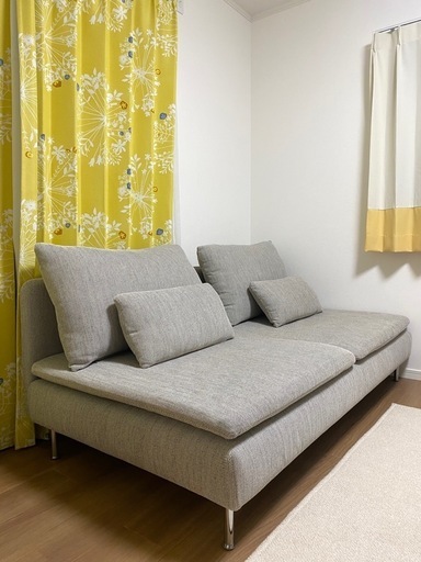 IKEA SÖDERHAMN ソーデルハムン 3人掛け ソファ サムスタ ダークグレー