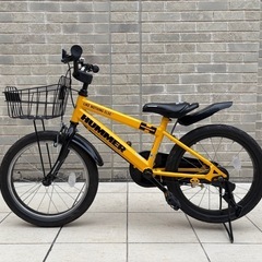 ハマー HUMMER 子ども用自転車 18インチ 18'ハマーKID'S18-OH イエロー
