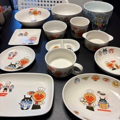 アンパンマン陶器食器の画像