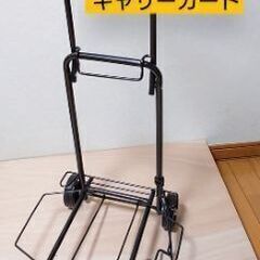 【成立終了】荷物運びに〘キャリーカート〙Ｍサイズ／固定バンド付き／ほぼ未使用の画像