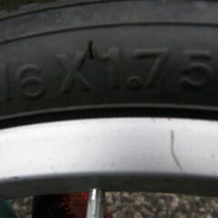 【ミニサイクル（１６インチ）折りたたみ自転車】の画像