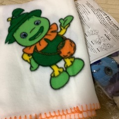 ノベルティ　ポスティーズ オリジナル フリース ブランケット　膝...