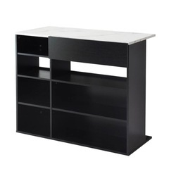 キッチンカウンターテーブル カウンター テーブル ハイテーブル スリム カウンターキッチン バーカウンター スタンディングデスク 北欧 机の画像