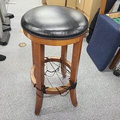 丸椅子16脚セット　飲食店・オフィス用　ブラック　木製の画像