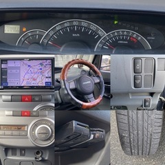 ⭐️コミコミ価格⭐️★車検令和8年1月まで★ターボ★64馬力★社外ナビ★ETC付き★パワースライドドア★DAIHATSU タントカスタムRS★の画像