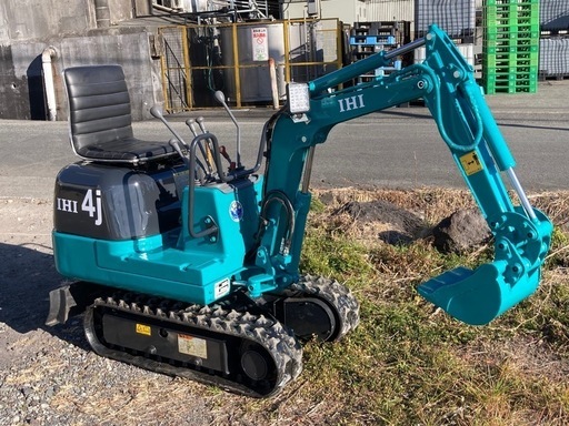 石川島建機 IHI 4J ミニ油圧ショベル ディーゼル  ゴムキャター 静岡県 富士市発 下取り可能