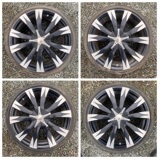 19インチ　タイヤホイール　4本セット　M'z Speed