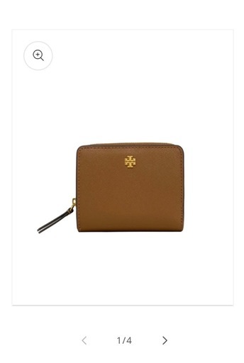 ⭕️決まりました　2月まで掲載　トリーバーチ　未使用タグ付　TORY BURCH 二つ折り財布 ブラウン