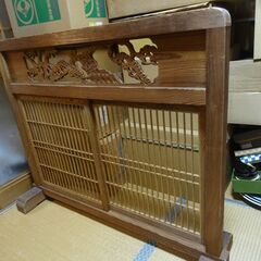 アンティーク　木製　衝立 美品
