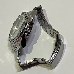 GENEVA メンズ腕時計　シルバーの画像