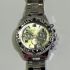 GENEVA メンズ腕時計　シルバー